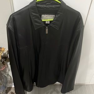 Men’s leather coat